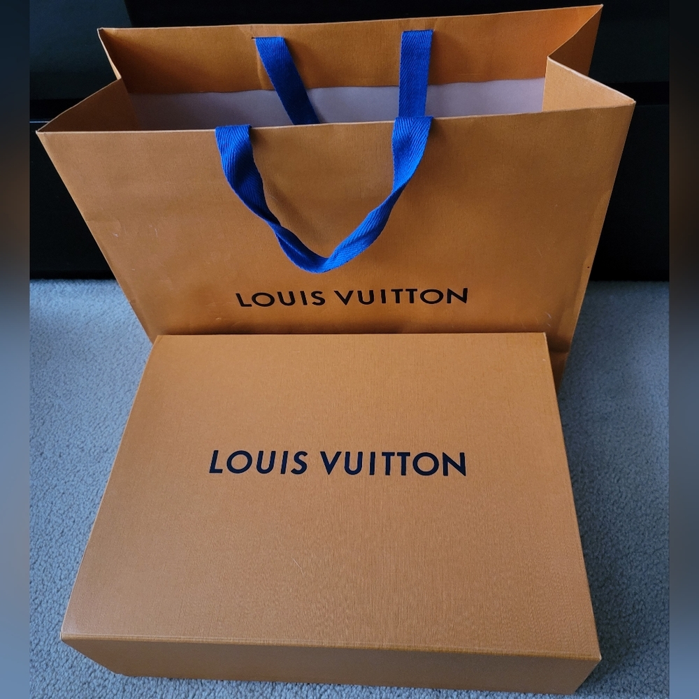 Louis vuitton box and bag